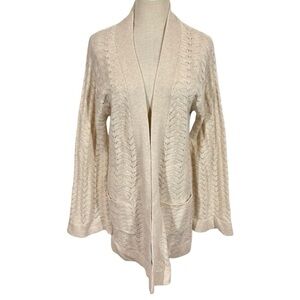 Johnny Was Camille Short Kimono Cashmere Linen Cardigan